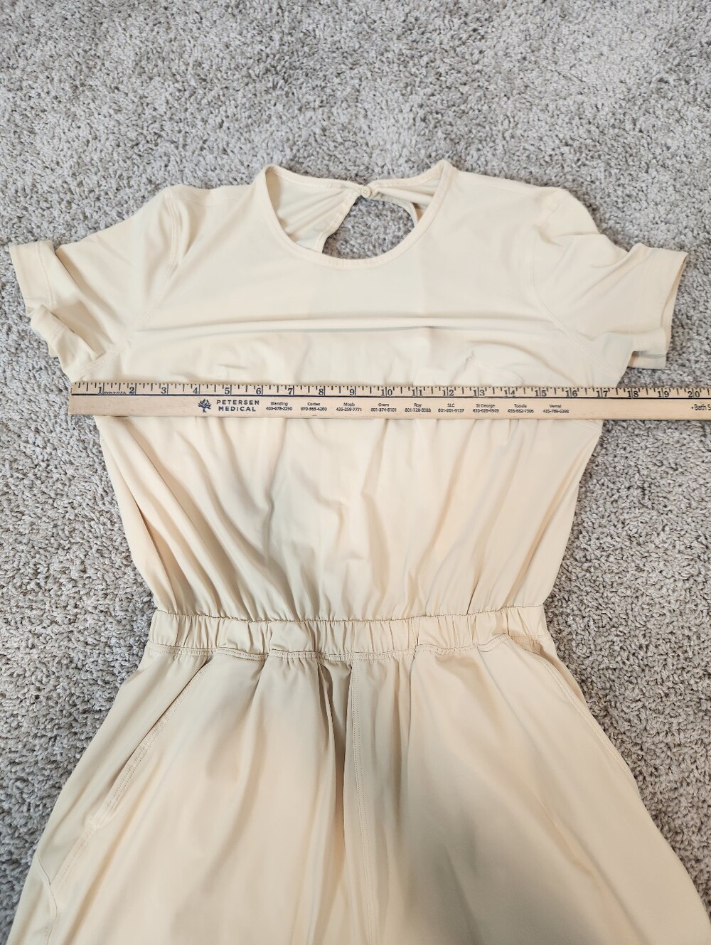 Lululemon Lightweight High-Neck Romper In Prosecco Size 4 - Picture 6 of 8